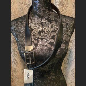 New Milton's Black Boys' Leather Belt, 16R/28W